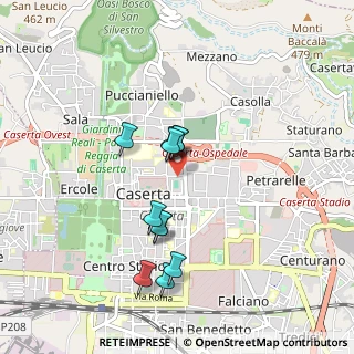 Mappa Via Marcello Fonton, 81100 Caserta CE, Italia (0.82273)