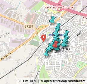 Mappa Via Lepore Vico 1 n, 70026 Modugno BA, Italia (0.3795)