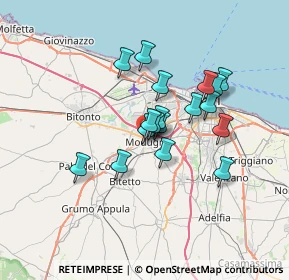 Mappa Via Lepore Vico 1 n, 70026 Modugno BA, Italia (5.56167)