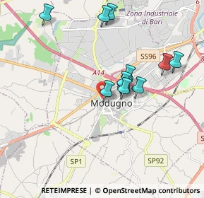 Mappa Via Lepore Vico 1 n, 70026 Modugno BA, Italia (1.75167)