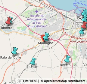 Mappa Via Lepore Vico 1 n, 70026 Modugno BA, Italia (6.996)
