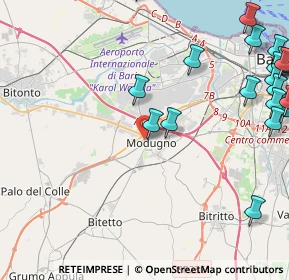 Mappa Via Lepore Vico 1 n, 70026 Modugno BA, Italia (6.665)