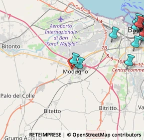 Mappa Via Lepore Vico 1 n, 70026 Modugno BA, Italia (7.33118)