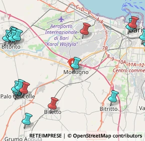 Mappa Via Lepore Vico 1 n, 70026 Modugno BA, Italia (6.9645)