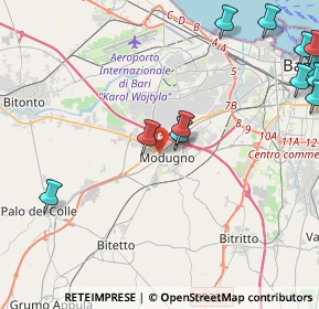Mappa Via Lepore Vico 1 n, 70026 Modugno BA, Italia (6.92875)