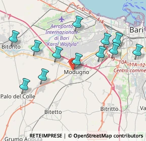 Mappa Via Lepore Vico 1 n, 70026 Modugno BA, Italia (4.50333)