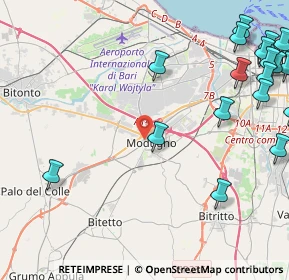 Mappa Via Lepore Vico 1 n, 70026 Modugno BA, Italia (6.9395)