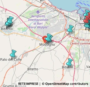 Mappa Via Lepore Vico 1 n, 70026 Modugno BA, Italia (7.025)