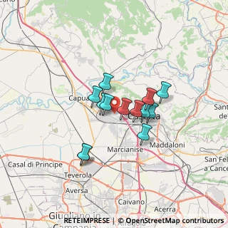 Mappa Via C. Battisti, 81100 Caserta CE, Italia (5.08615)