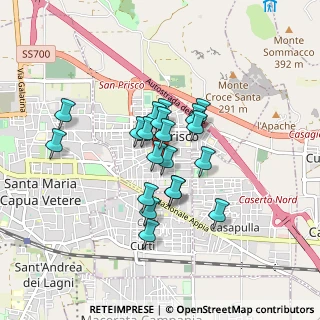 Mappa Via C. Battisti, 81100 Caserta CE, Italia (0.6845)