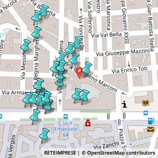 Mappa Via Principessa Elena, 70026 Modugno BA, Italia (0.05862)