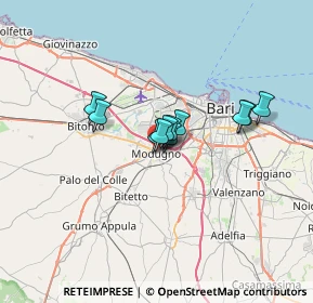 Mappa Via G. Marconi, 70026 Modugno BA, Italia (4.35091)