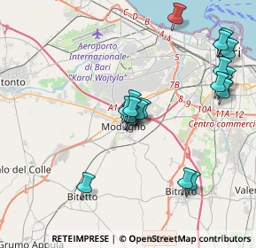 Mappa Via Benedetto Croce, 70026 Modugno BA, Italia (4.21211)