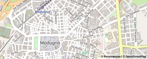 Mappa Modugno
