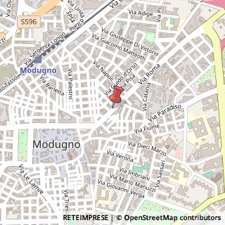 Mappa Via Roma,  39, 70026 Modugno, Bari (Puglia)