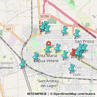 Mappa Via Alcide De Gasperi, 81055 Santa Maria Capua Vetere CE, Italia (1.08529)