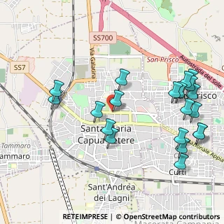 Mappa Via Alcide De Gasperi, 81055 Santa Maria Capua Vetere CE, Italia (1.2785)