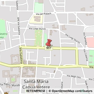 Mappa Via Alcide de Gasperi, 104, 81055 Santa Maria Capua Vetere, Caserta (Campania)