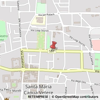 Mappa Via Alcide de Gasperi, 112, 81055 Santa Maria Capua Vetere, Caserta (Campania)
