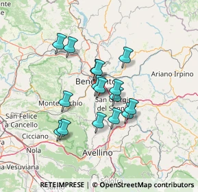 Mappa Viale Leonardo da Vinci, 82010 Sant'Angelo a Cupolo BN, Italia (11.09625)