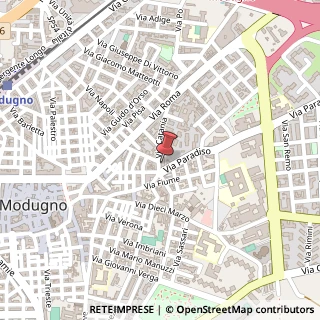 Mappa Via Catania, 34, 70026 Modugno, Bari (Puglia)