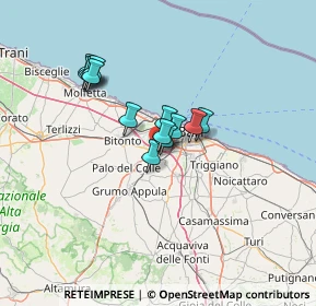 Mappa Via Principe Amedeo, 70026 Modugno BA, Italia (10.37462)