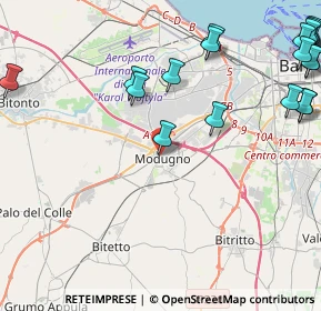 Mappa Via Principe Amedeo, 70026 Modugno BA, Italia (6.6565)