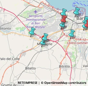 Mappa Via Principe Amedeo, 70026 Modugno BA, Italia (5.595)