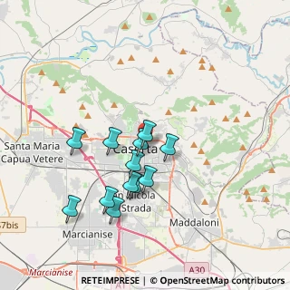 Mappa Via Francesco Borromini, 81100 Caserta CE, Italia (3.3975)