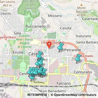 Mappa Via Francesco Borromini, 81100 Caserta CE, Italia (1.28923)