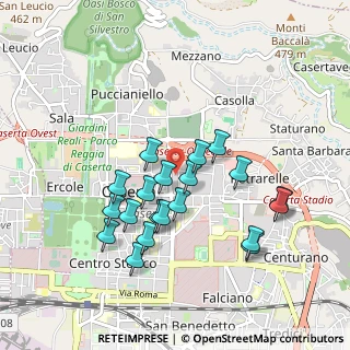 Mappa Via Francesco Borromini, 81100 Caserta CE, Italia (0.921)