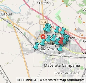 Mappa Via Tifatina, 81055 Santa Maria Capua Vetere CE, Italia (1.32529)