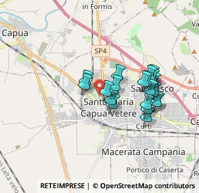 Mappa Via Tifatina, 81055 Santa Maria Capua Vetere CE, Italia (1.5805)