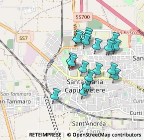 Mappa Via Tifatina, 81055 Santa Maria Capua Vetere CE, Italia (0.813)
