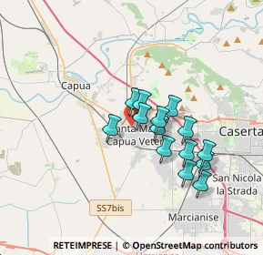 Mappa Via Tifatina, 81055 Santa Maria Capua Vetere CE, Italia (2.95643)