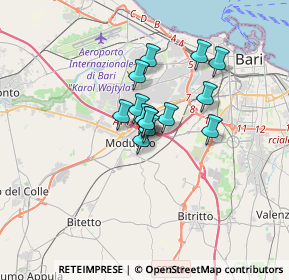 Mappa Viale della Repubblica, 70026 Modugno BA, Italia (2.11929)