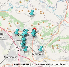 Mappa Vicolo R. Bonghi, 81100 Caserta CE, Italia (3.59538)