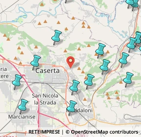 Mappa Vicolo R. Bonghi, 81100 Caserta CE, Italia (6.6695)