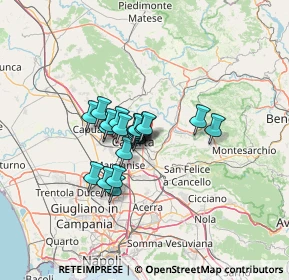 Mappa Vicolo R. Bonghi, 81100 Caserta CE, Italia (8.9525)