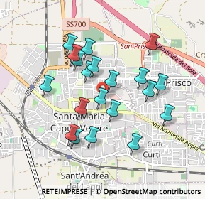Mappa Traversa Martiri D'Ungheria, 81055 Santa Maria Capua Vetere CE, Italia (0.876)