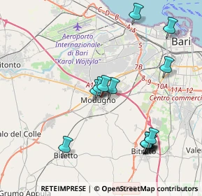 Mappa Piazza Plebiscito, 70026 Modugno BA, Italia (4.42571)