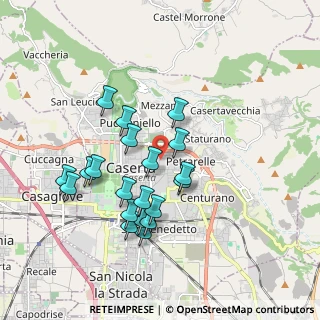 Mappa Via Filippo Brunelleschi, 81100 Caserta CE, Italia (1.8355)