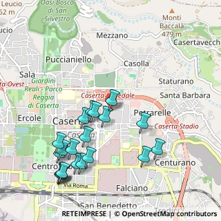 Mappa Parco dei Cedri, 81100 Caserta CE, Italia (1.226)