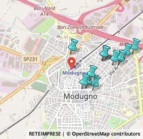 Mappa Via Maranta, 70026 Modugno BA, Italia (0.5)