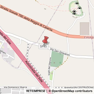 Mappa Via San Giovanni,  18, 81020 Casapulla, Caserta (Campania)