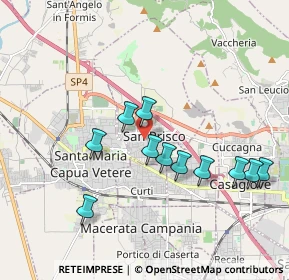 Mappa 81054 San Prisco CE, Italia (1.91182)