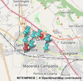 Mappa 81054 San Prisco CE, Italia (1.3375)
