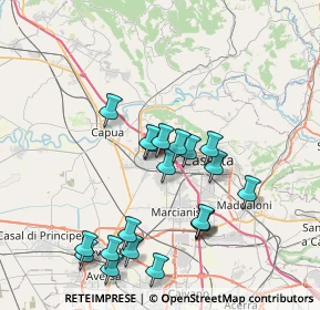 Mappa 81054 San Prisco CE, Italia (8.113)