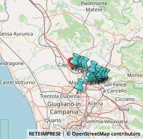 Mappa Via Piero Gobetti, 81055 Santa Maria Capua Vetere CE, Italia (9.795)