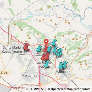 Mappa Via Giuseppe de Falco, 81100 Caserta CE, Italia (3.67176)